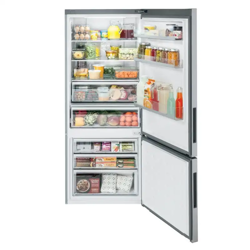 Réfrigérateur à congélateur inférieur Haier, 28 pouces, 15 pi³, Acier inoxydable – HRB15N3BGS - Image 3