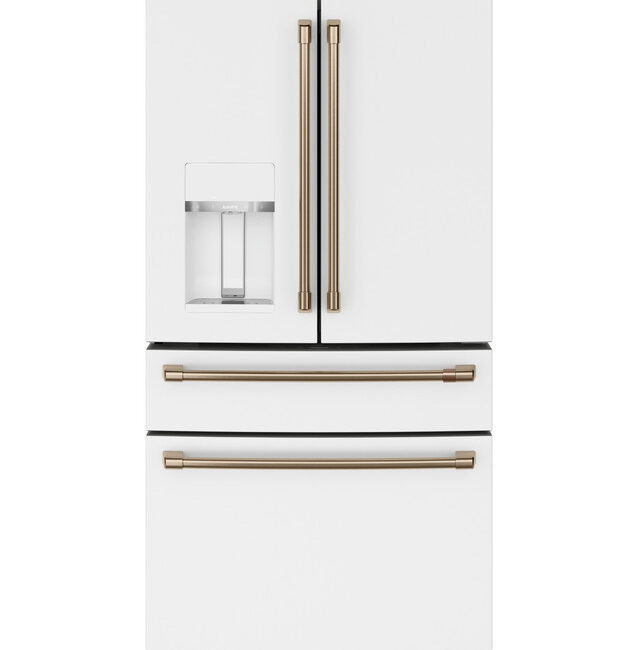 Réfrigérateur GE Café 27 pouces profondeur standard 4 portes – CVE28DP4NW2