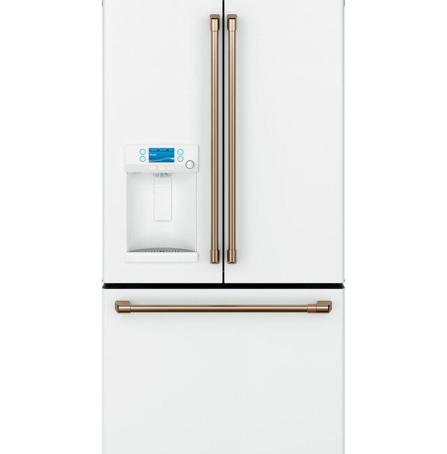 Café refrigerator 22" counter depth with French doors and hot water - CYE22TP4MW2