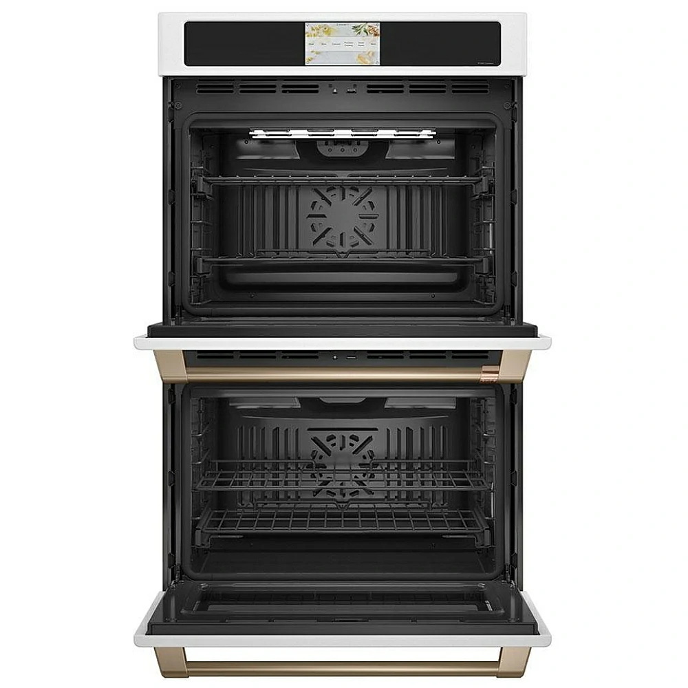 Four encastré double GE Café, 30 pouces, blanc – CTD90DP4N1W2 – Image 2