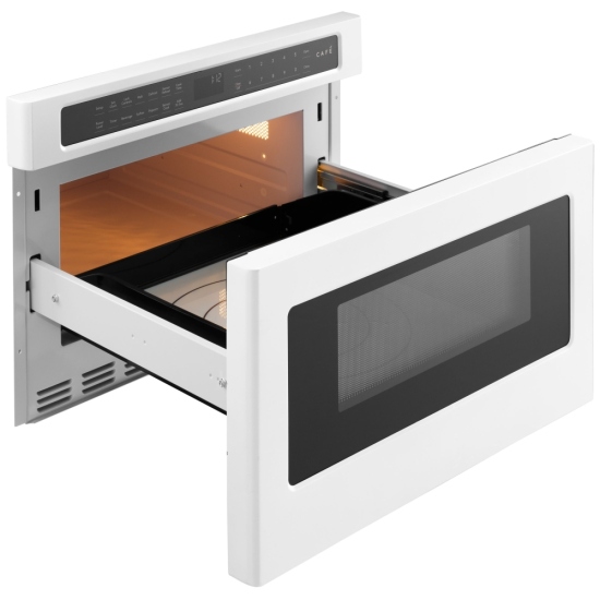 Tiroir micro-ondes Ge Cafe, 24 pouces, 1,2 pi³, blanc mat – CWLC12P4RW5 – Image 3
