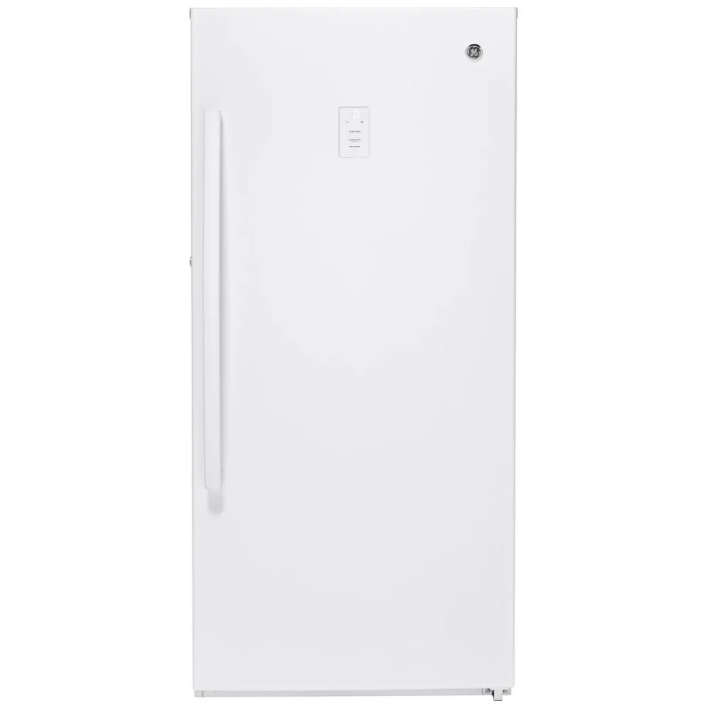 GE Upright Freezer - 28 inches, 14.1 cu. ft., white - FUF14DLRWW