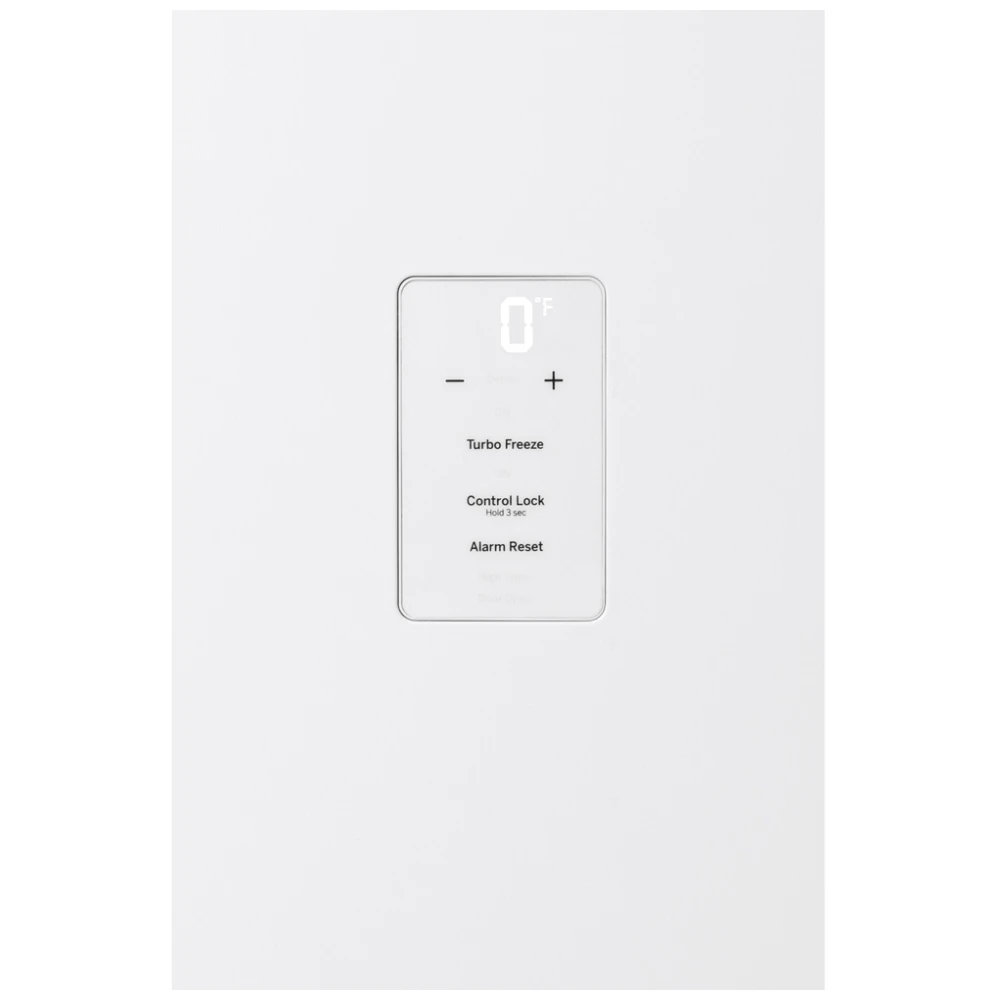 Congélateur vertical GE – 28 pouces, 14,1 pi³, blanc – FUF14DLRWW - Image 5