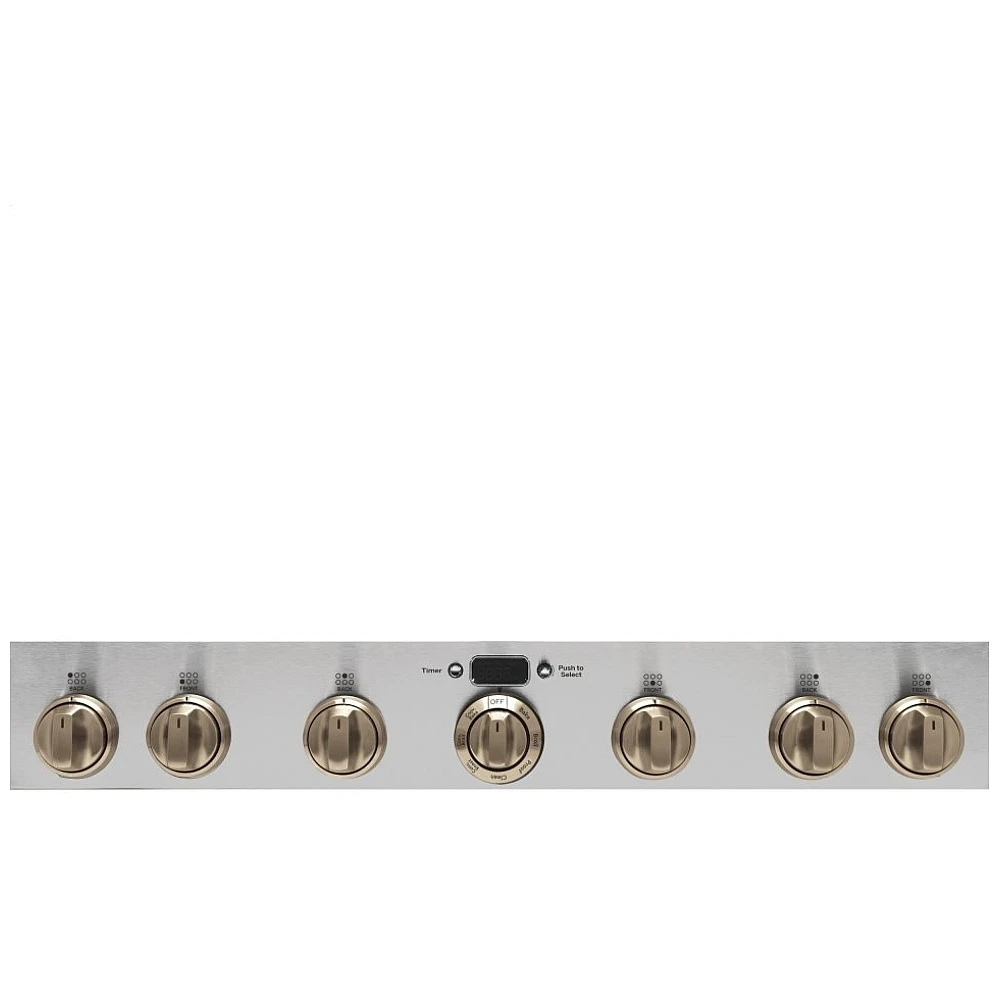 Cuisinière à biénergie GE Café – 36 pouces, 6 brûleurs, blanc mat – C2Y366P4MW2 – Image 3