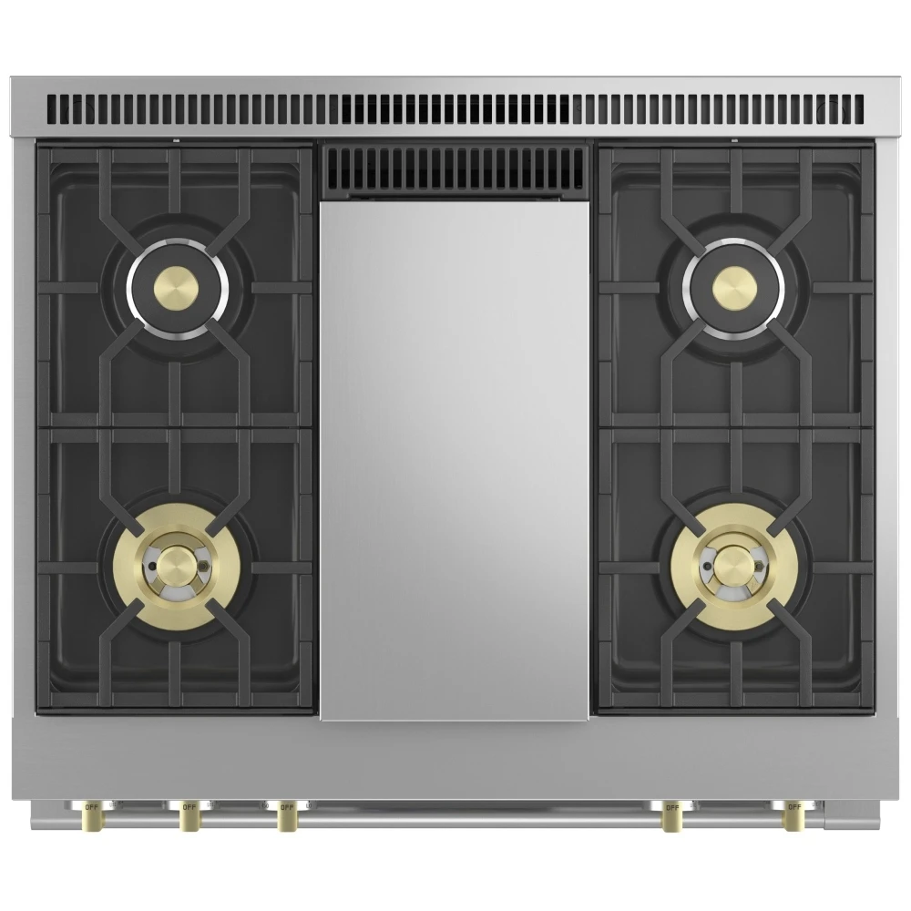 Cuisinière à biénergie Monogram – 36 pouces, 5,75 pi³, inox – ZDP364NDTSS – Image 4