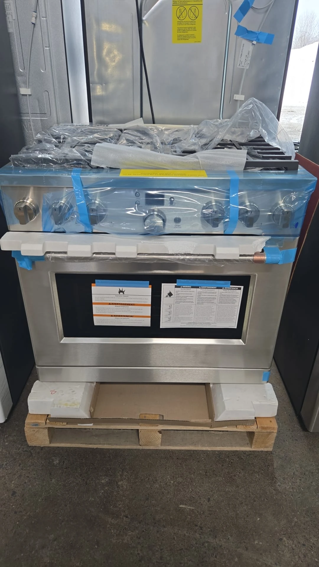 Cuisinière à gaz GE Café – 36 pouces, 6,2 pi³, acier inoxydable – CGY366P2T1S1 – Image 6