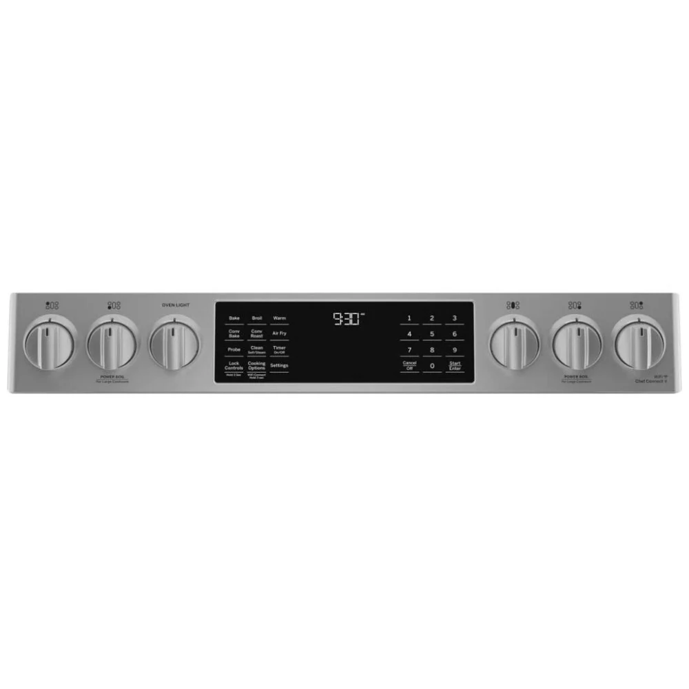 Cuisinière à gaz GE Profile – 30 pouces, 5,6 pi³, convection véritable, inox – PCGS930YPFS – Image 4