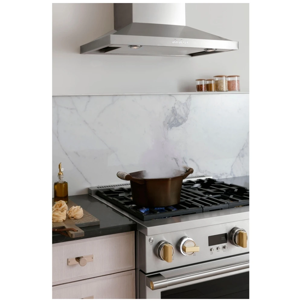 Cuisinière à gaz Monogram – 30 pouces, 5,7 pi³, inox – ZGP304NTSS – Image 5