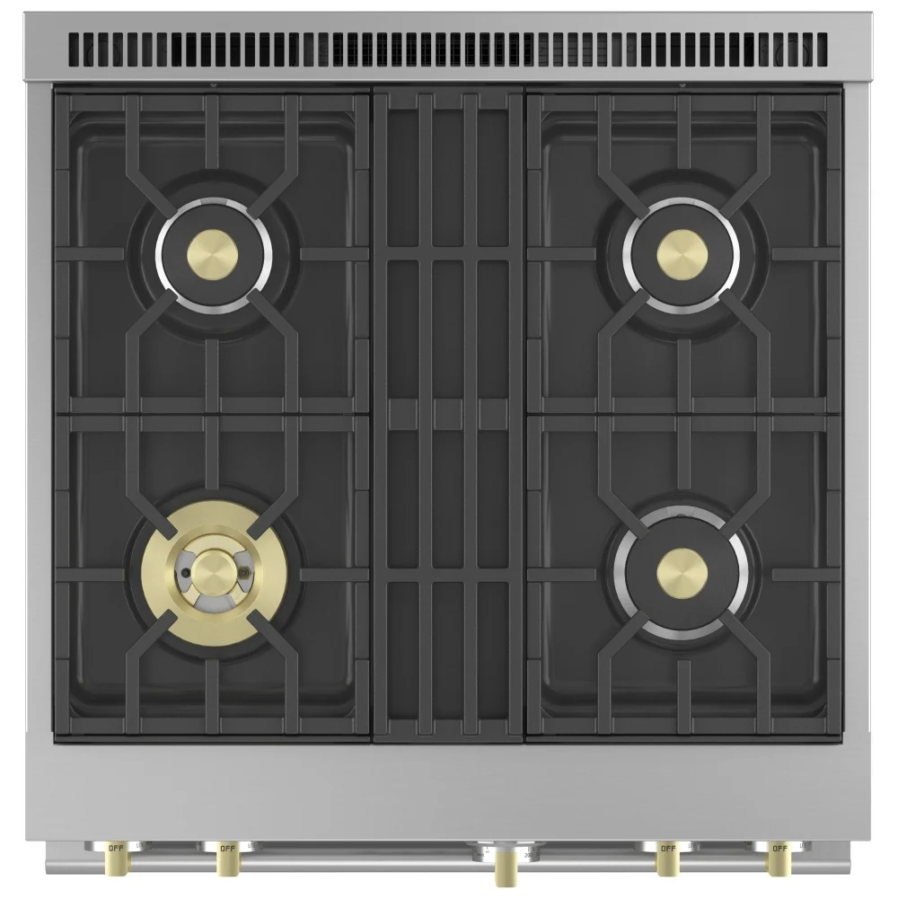 Cuisinière à gaz Monogram – 30 pouces, 5,7 pi³, inox – ZGP304NTSS – Image 4
