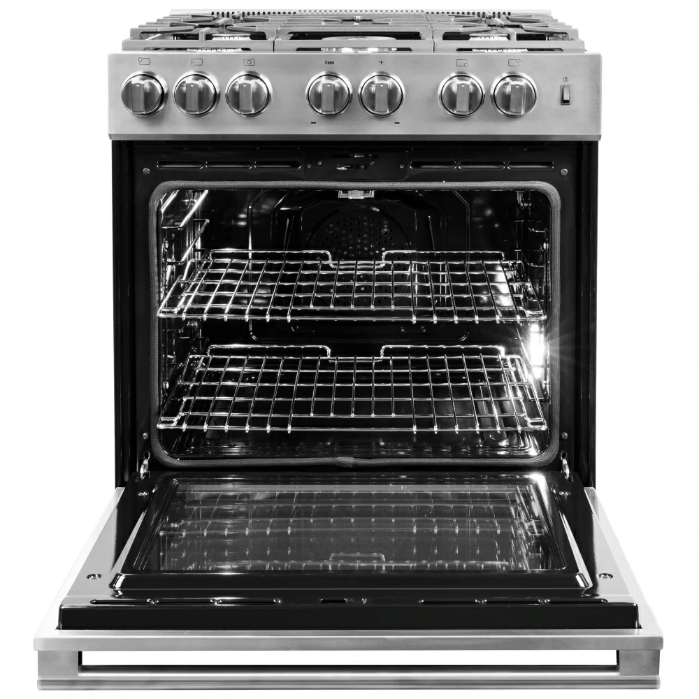 Cuisinière à gaz Blomberg – 30 pouces, 5,7 pi³, acier inoxydable – BGR30522SS – Image 2