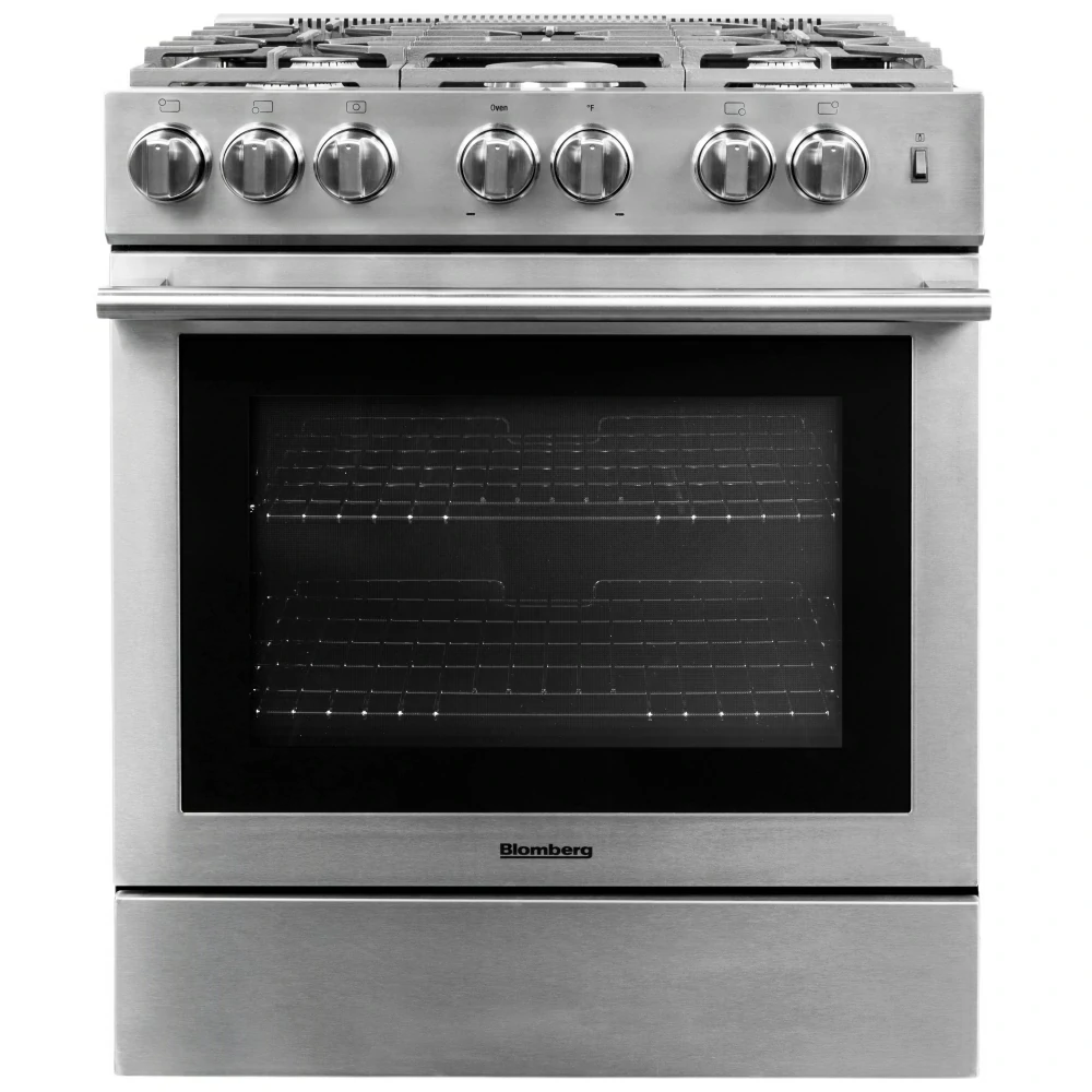 Cuisinière à gaz Blomberg – 30 pouces, 5,7 pi³, acier inoxydable – BGR30522SS