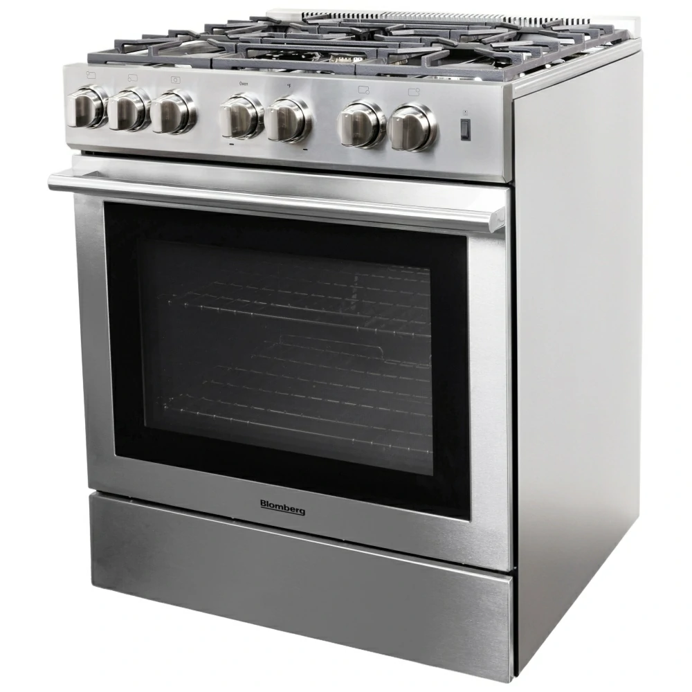 Cuisinière à gaz Blomberg – 30 pouces, 5,7 pi³, acier inoxydable – BGR30522SS – Image 6