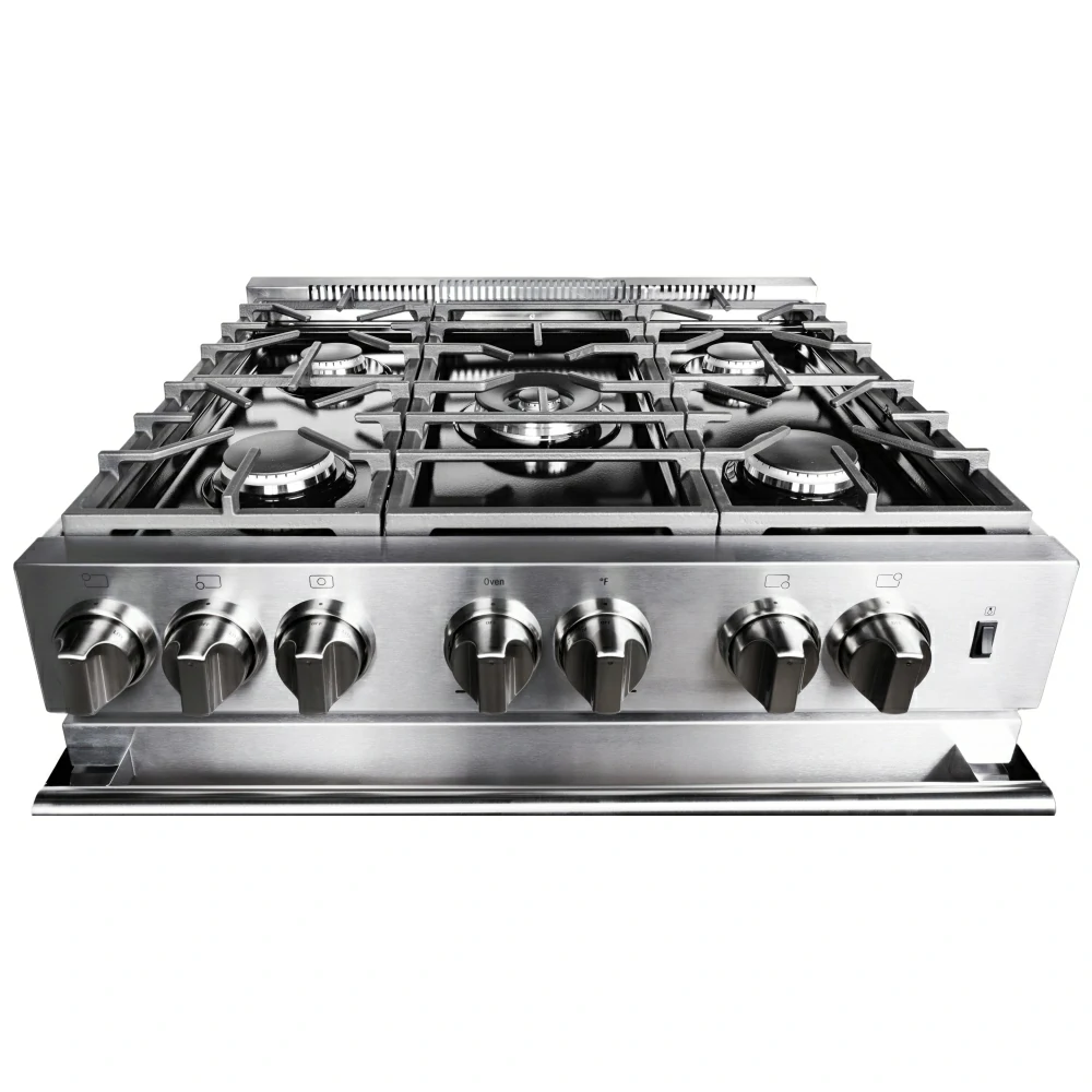 Cuisinière à gaz Blomberg – 30 pouces, 5,7 pi³, acier inoxydable – BGR30522SS – Image 4