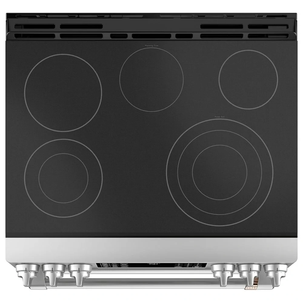 Cuisinière électrique GE Café – 30 pouces, four double 6,7 pi³, inox – CCES750P2MS1 – Image 4