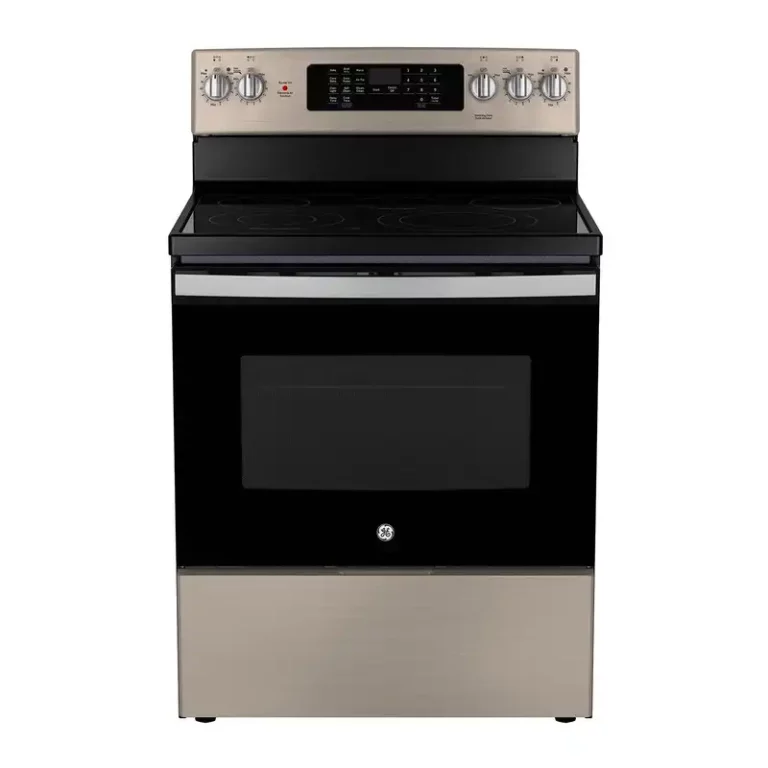 Cuisinière électrique GE 30 pouces 5 pi³ ardoise – JCB840ETES