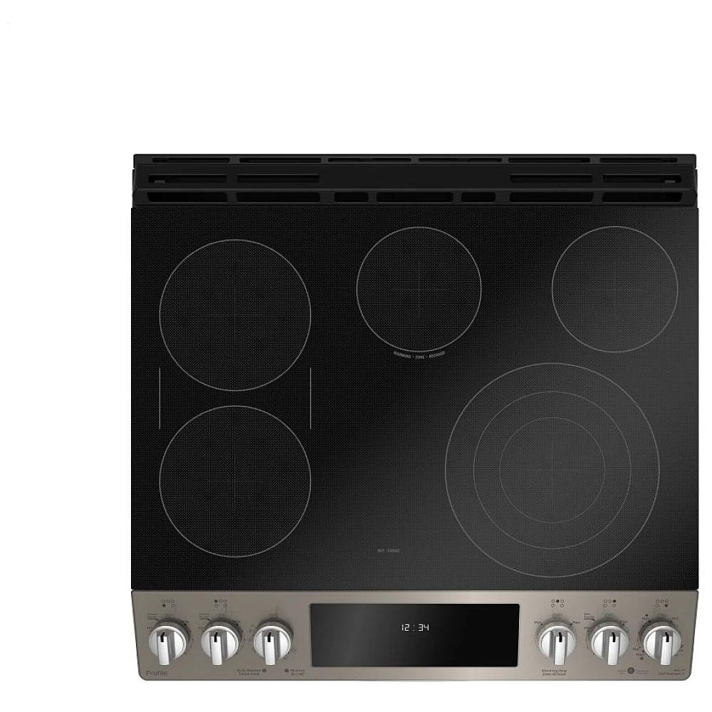 Cuisinière électrique GE Profile – 30 pouces, 6,3 pi³, ardoise – PCS940EMES – Image 3