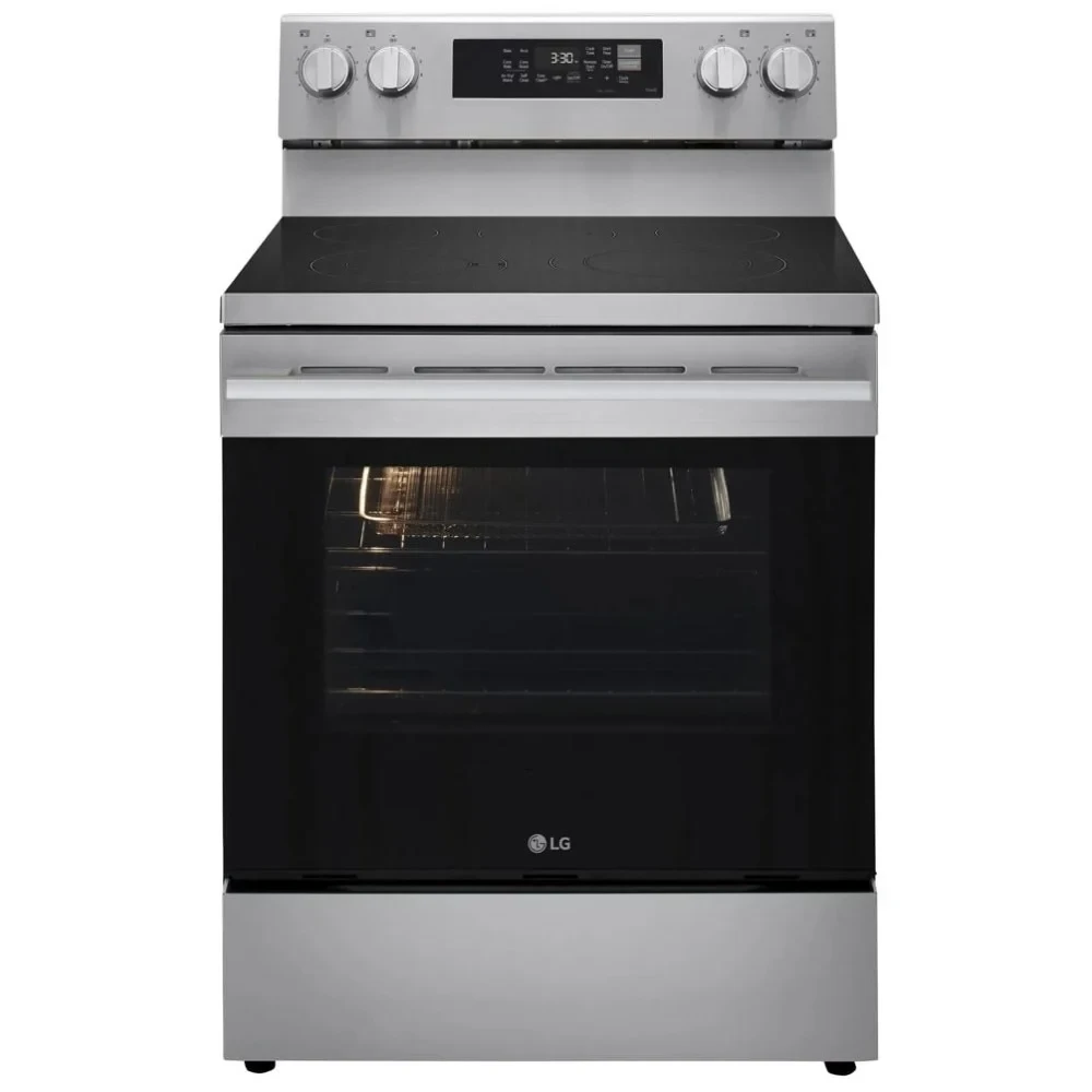 Cuisinière électrique LG – 30 pouces, 6,3 pi³, inox – LREN6323YE