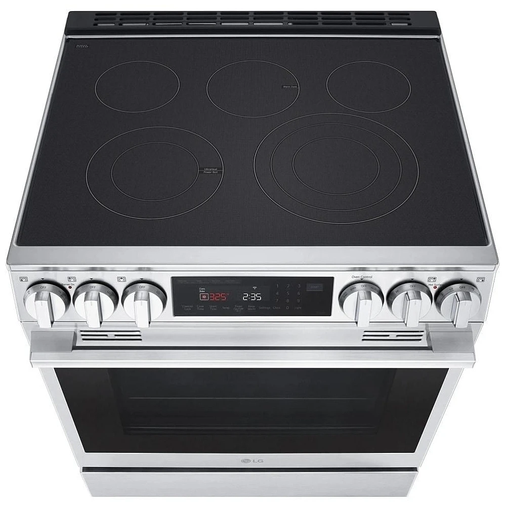 Cuisinière électrique LG – 30 pouces, 6,3 pi³, acier inoxydable – LSEL6335XE – Image 4