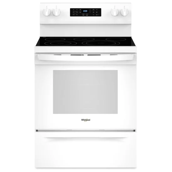 Whirlpool electric range - 30 inch, 5.3 cu. ft., white - YWFES5030RW