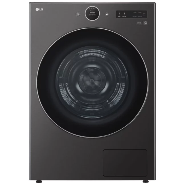 LG electric front load dryer, 27 inch, 7.8 cu. ft., Black - DLHC6702B