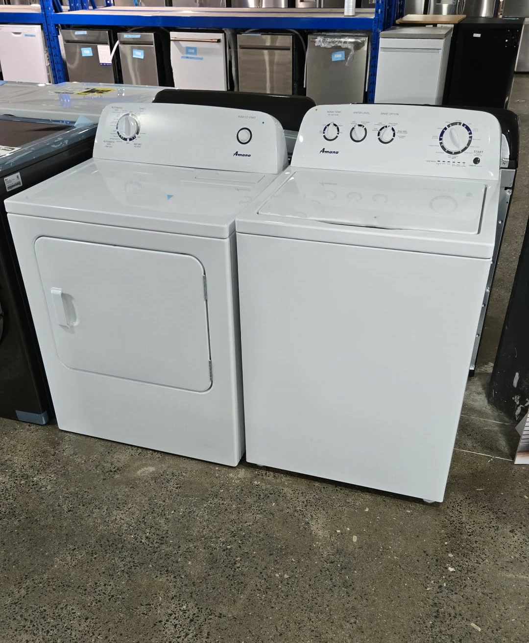 Ensemble laveuse et sécheuse Amana, 28 pouces, blanc – NTW4519JW & YNED4655EW - Image 8