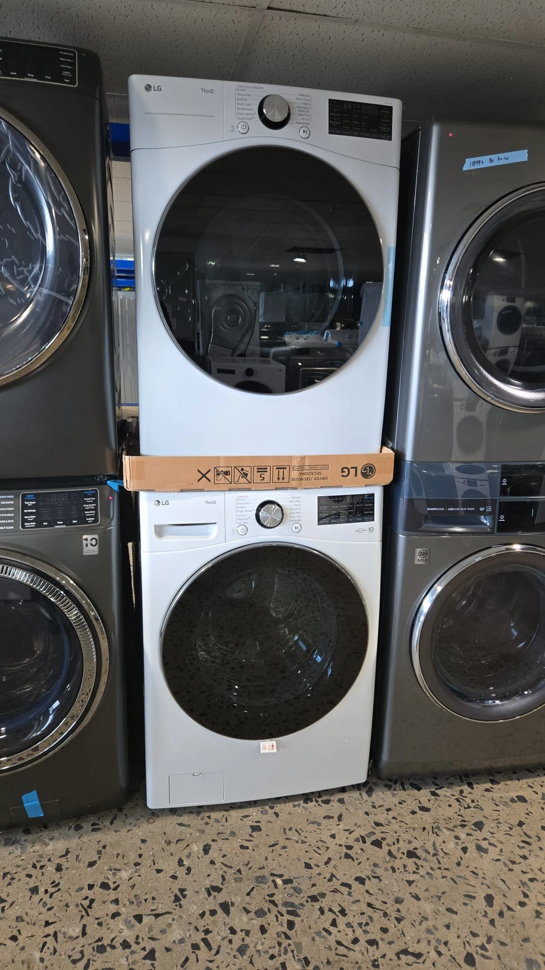 Ensemble laveuse et sécheuse LG – 27 pouces, blanc – WM4100HWA & DLEX4200W - Image 5