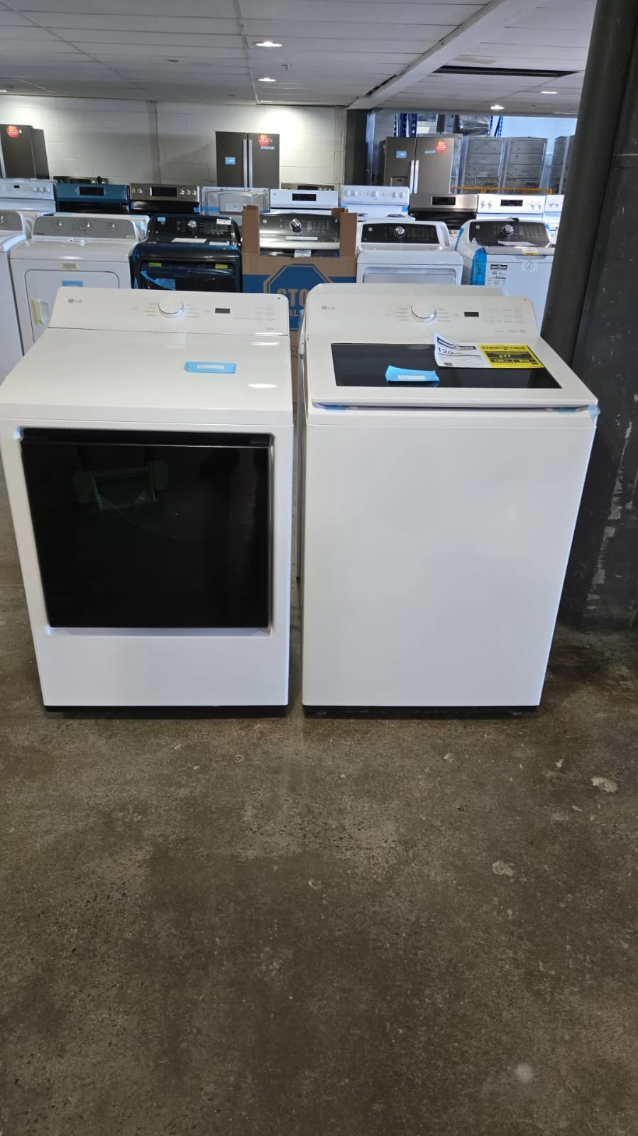 Ensemble laveuse & sécheuse LG – 27 pouces, blanc – WT8205CW & DLE8200W - Image 6