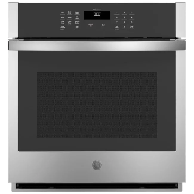 GE single built-in oven - 27 inches, 4.3 cu. ft., stainless steel - JKS3000SNSS