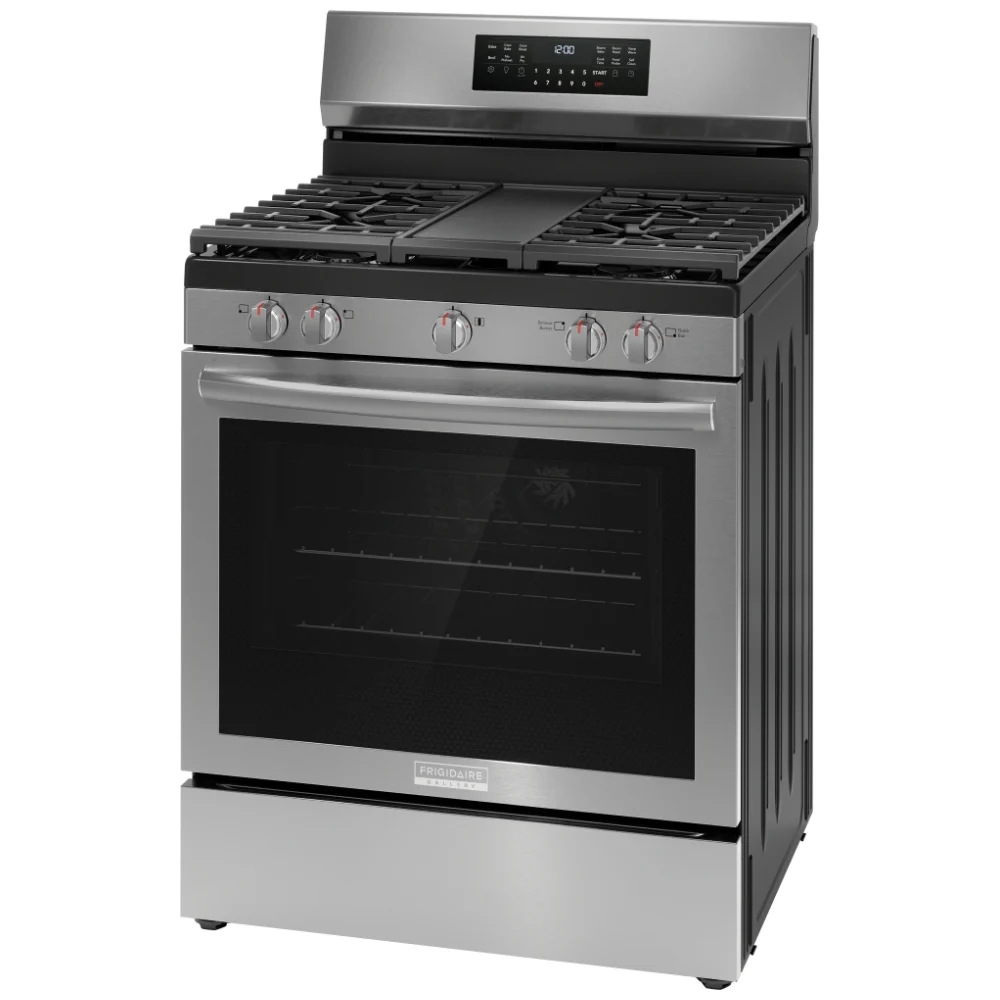 Cuisinière à gaz Frigidaire Gallery – 30 pouces, 5.1 pi³, convection, Acier inoxydable – GCRG3060BF – Image 3