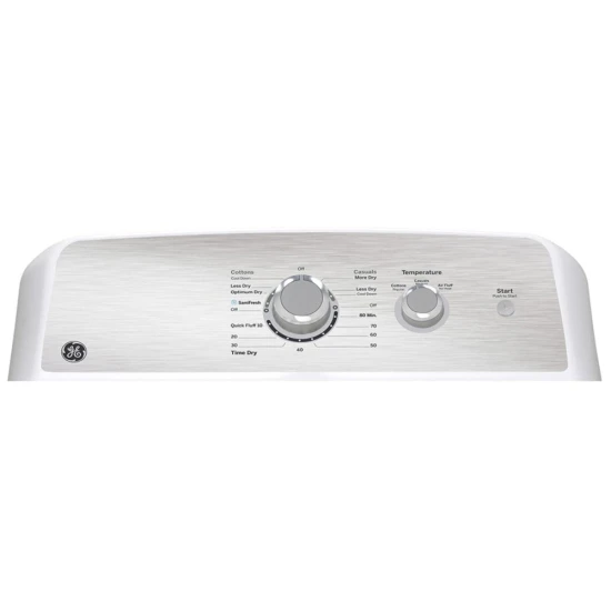 Sécheuse électrique à chargement frontal GE 6.2 pi³ , blanche – GTX33EBMRWS - Image 3