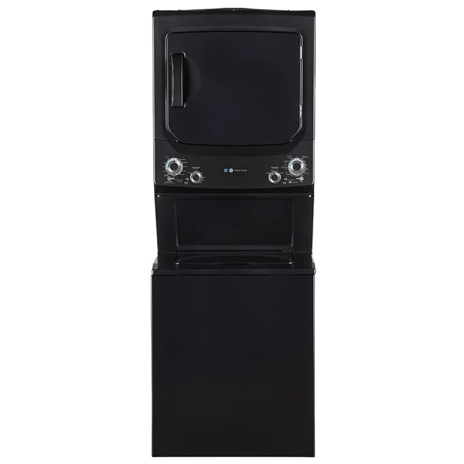 Centre de buanderie électrique GE 27 pouces, 4.5 pi³ + 5.9 pi³, Gris Diamant – GUD37EEMNDG