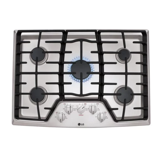 Plaque de cuisson au gaz LG, 30 pouces, inox – LCG3011ST