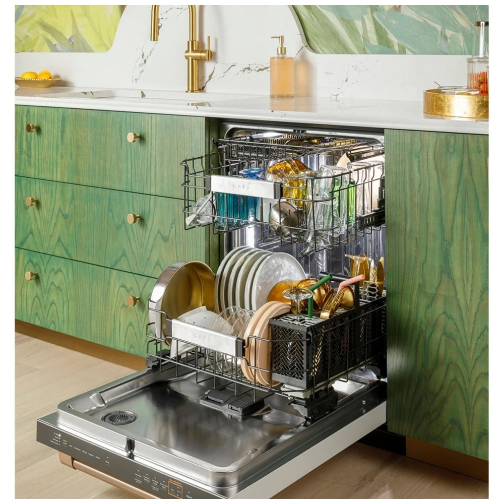 Lave-vaisselle entièrement intégré GE Café – 24 pouces, 39 dB, noir mat – CDT888P3VD1 – Image 5