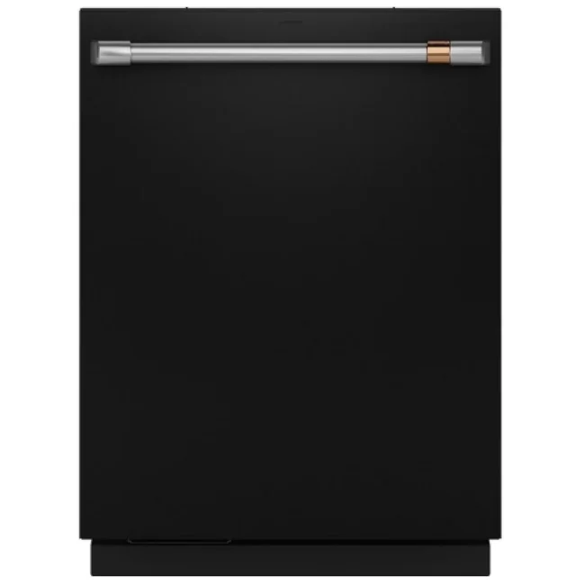 Lave-vaisselle entièrement intégré GE Café – 24 pouces, 39 dB, noir mat – CDT888P3VD1