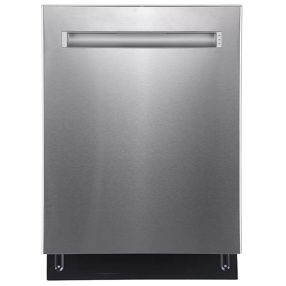 GE Built-in dishwasher - 24 inch, 48 dB, stainless steel - GBP655SSPSS