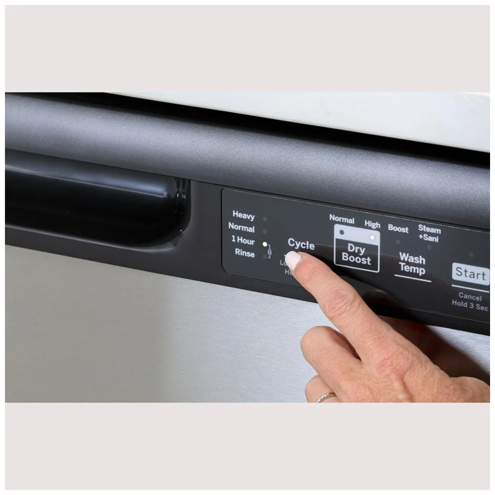 Lave-vaisselle encastrable GE – 24 pouces, 59 dB, inox – GDF510PSRSS - Image 4