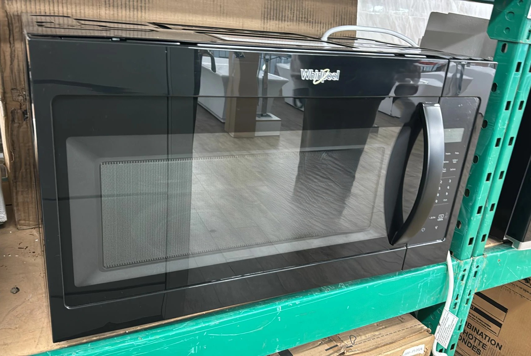 Micro-ondes à hotte intégrée WHIRLPOOL, 30 pouces, noir – YWMH31017HB10 – Image 4