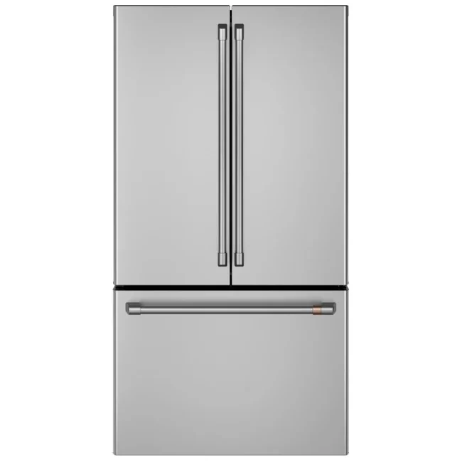 GE Café French door refrigerator - 36 inch, 23.1 cu. ft., stainless steel - CWE23SP2MJS1