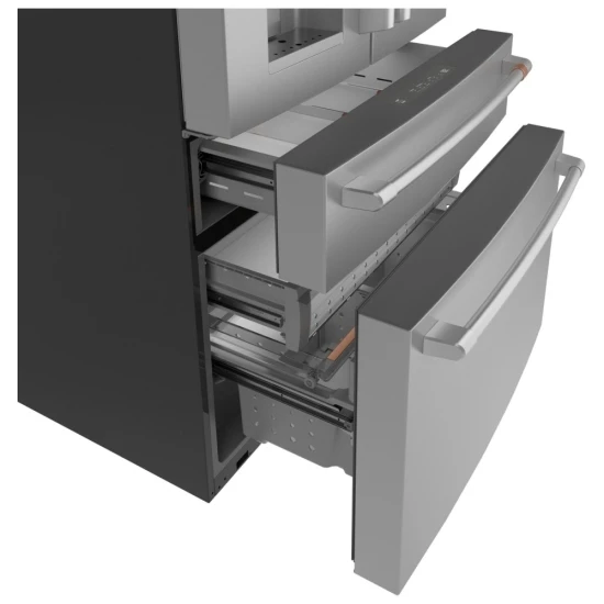 Réfrigérateur à portes françaises GE Café – 36 pouces, 22,3 pi³, profondeur de comptoir, inox – CXE22DP2PS1 - Image 4