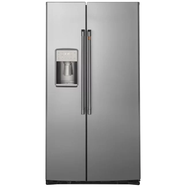 GE Café Side-by-Side Refrigerator - 36 inches, 21.9 cu. ft., stainless steel - CZS22MP2NJS1