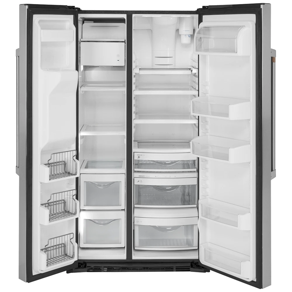 Réfrigérateur côte-à-côte GE Café – 36 pouces, 21,9 pi³, inox – CZS22MP2NJS1 – Image 2