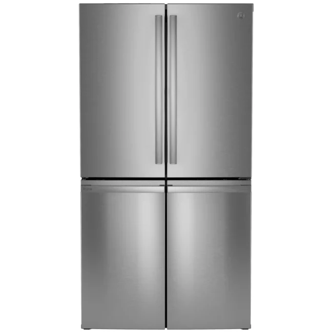 GE Profile French door bottom freezer refrigerator - 36 inch, 28 cu. ft., stainless steel - PAD28BYTFS