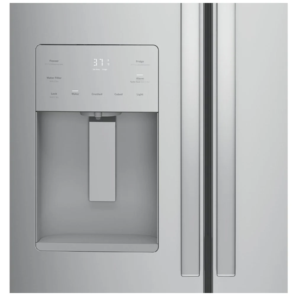 Réfrigérateur à portes françaises à congélateur inférieur GE Profile – 33 pouces, 24,8 pi³, inox – PFE24HYRCFS - Image 5