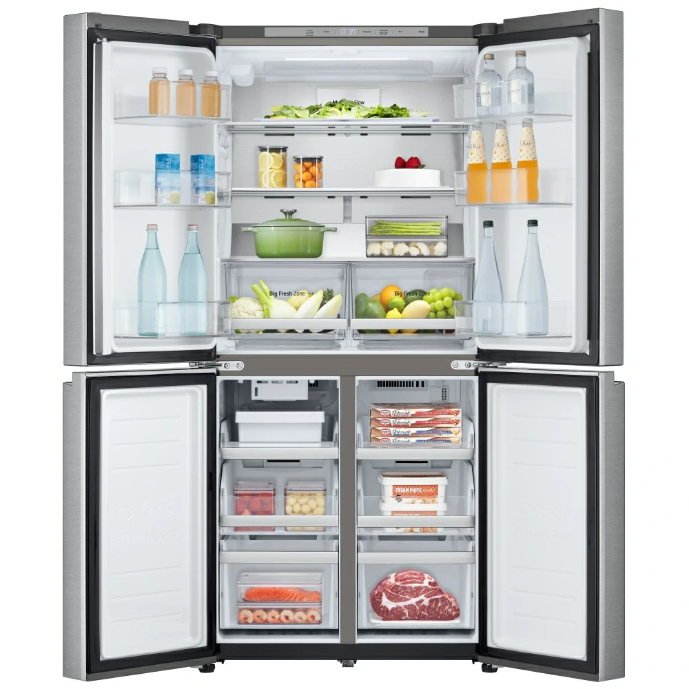 Réfrigérateur à profondeur de comptoir à portes françaises LG, 33 pouces avec glace, inox – LF19C8200DS - Image 3