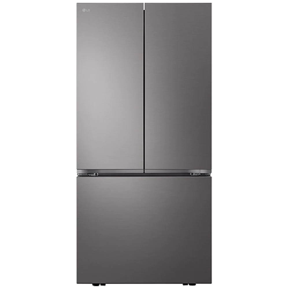 LG French Door Bottom-Freezer - 33 inches, 25.1 cu. ft., black stainless steel - LF25S6200D