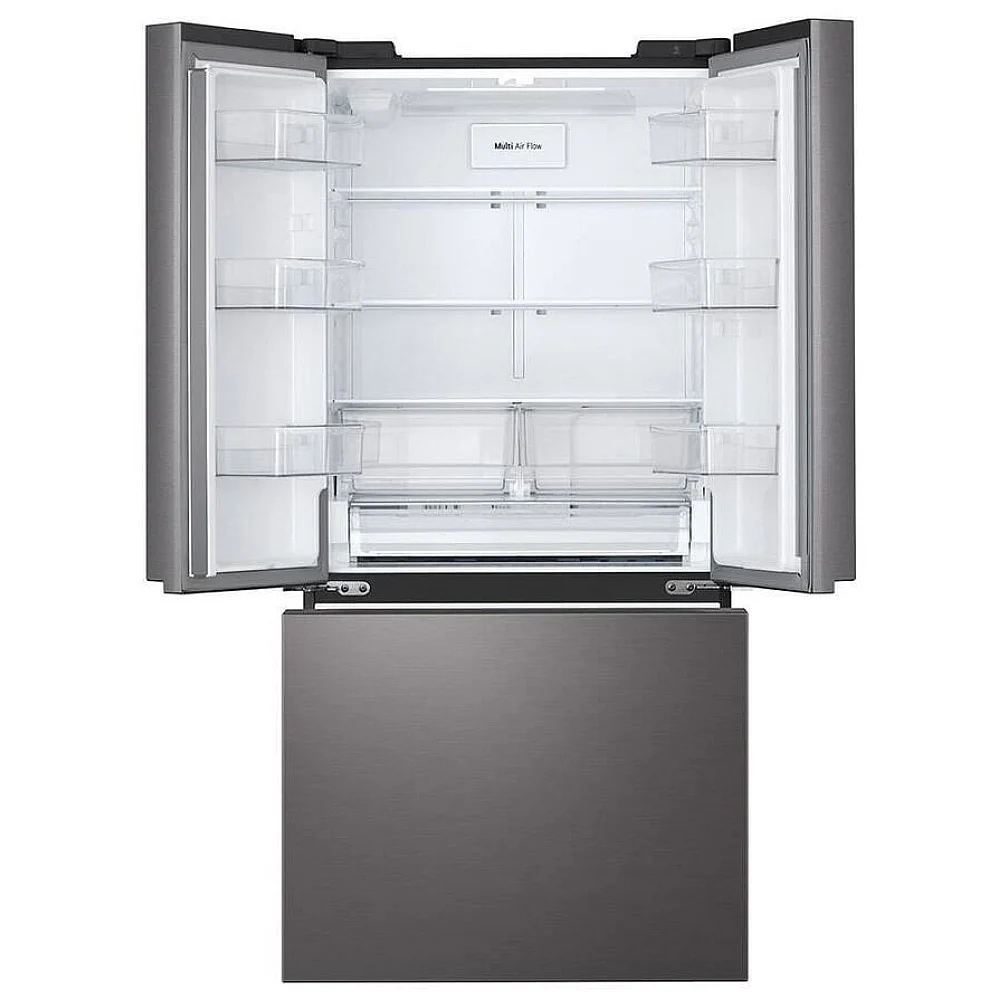 Réfrigérateur à congélateur inférieur à portes françaises LG – 33 pouces, 25,1 pi³, inox noir – LF25S6200D - Image 2