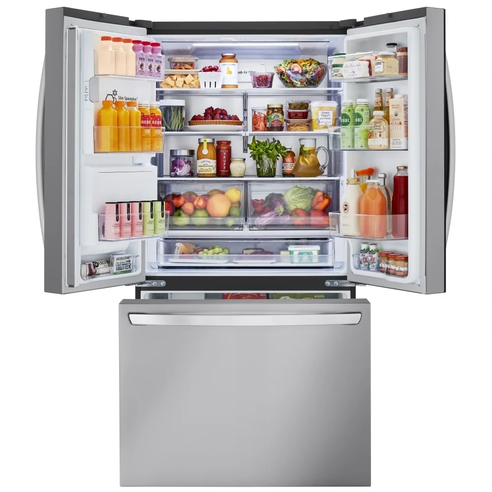 Réfrigérateur à profondeur de comptoir à portes françaises LG, 36 pouces avec eau et glace, inox – LRFXC2606S - Image 3
