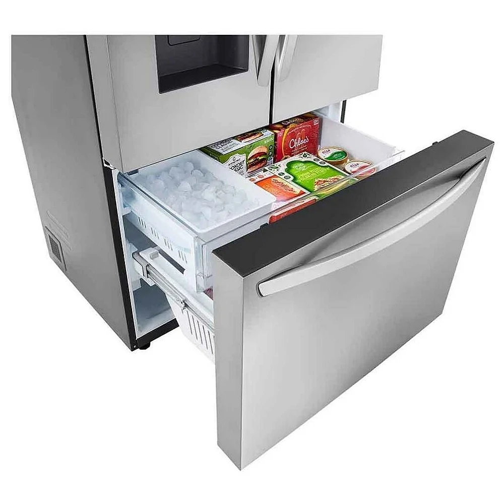 Réfrigérateur à profondeur de comptoir à portes françaises LG, 36 pouces avec eau et glace, inox – LRFXC2606S - Image 5