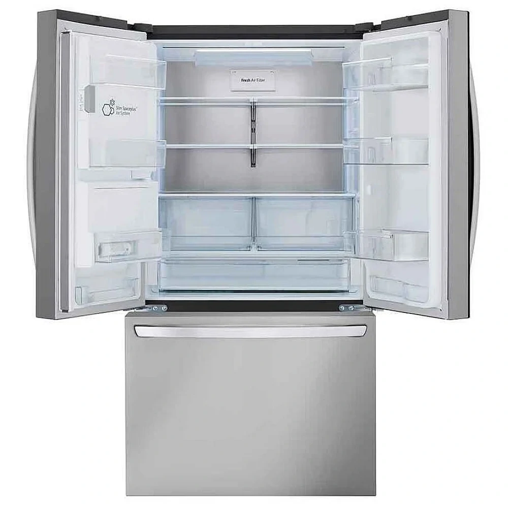 Réfrigérateur à profondeur de comptoir à portes françaises LG, 36 pouces avec eau et glace, inox – LRFXC2606S - Image 2