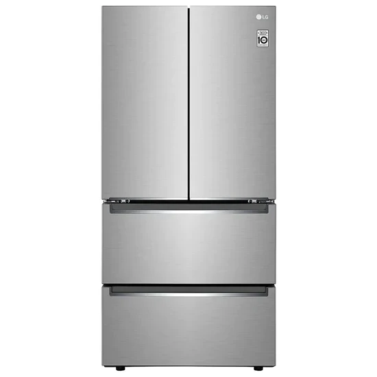 LG French door counter depth refrigerator, 33", stainless steel - LRMNC1803S